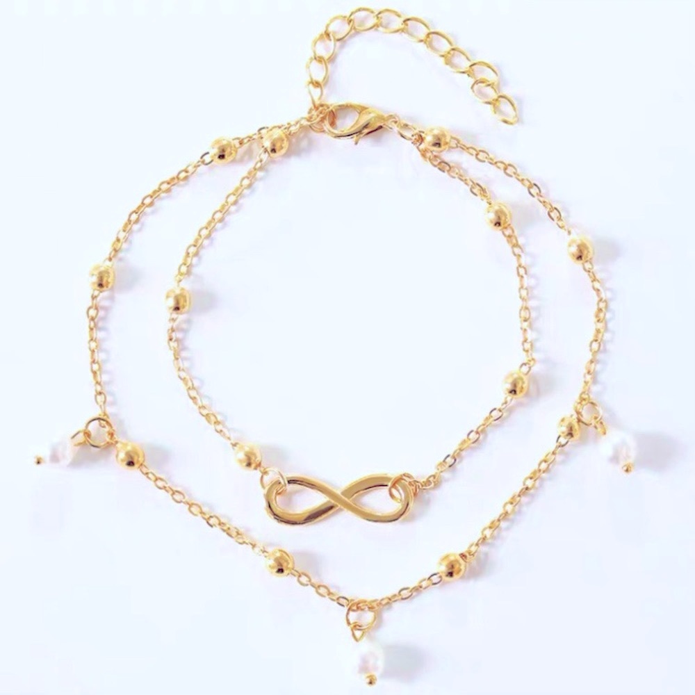 ❤️Seller’s Pick❤️ ❣️$25/3❣️ Unlimited Faux Pearls Double Bracelets - Picture 4 of 11